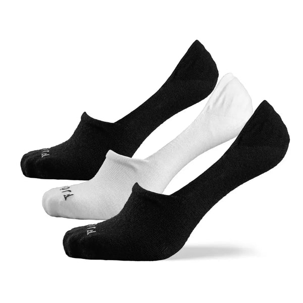 Unsichtbare Socken - 3er-Pack