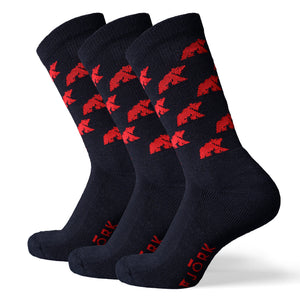 Classic Cut « Ursina » Socken - 3-Paar-Pack, Merinowolle, Fjork Merino