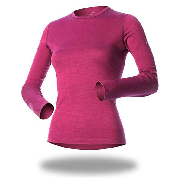 Bjork 210 Women ♻️ - FJORK Merino - Pink Montana - Baselayers