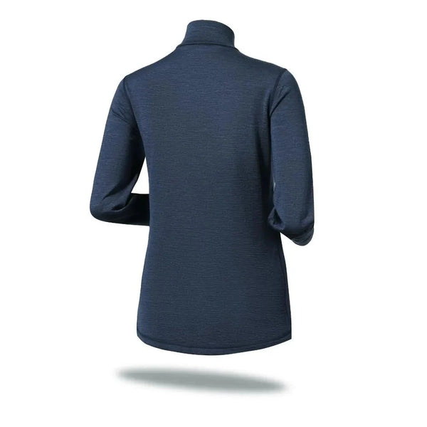 Bjork Zip 210 Women - FJORK Merino - Blue St Moritz - Baselayers