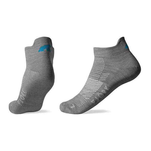 Chaussettes Low Cut - Pack de 3 paires - FJORK Merino - Grey Saas Fee - Chaussettes