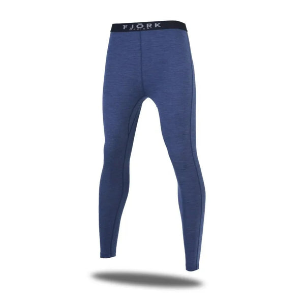 Legging Bjork 210 Women - FJORK Merino - Blue St Moritz - Leggings