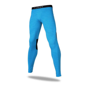 Legging Tech Eiger 210 Men - FJORK Merino - Turquoise Adelboden - Leggings