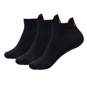 Low Cut Socks - Pack of 3 pairs - FJORK Merino 🌍 - Black Laax - Socks