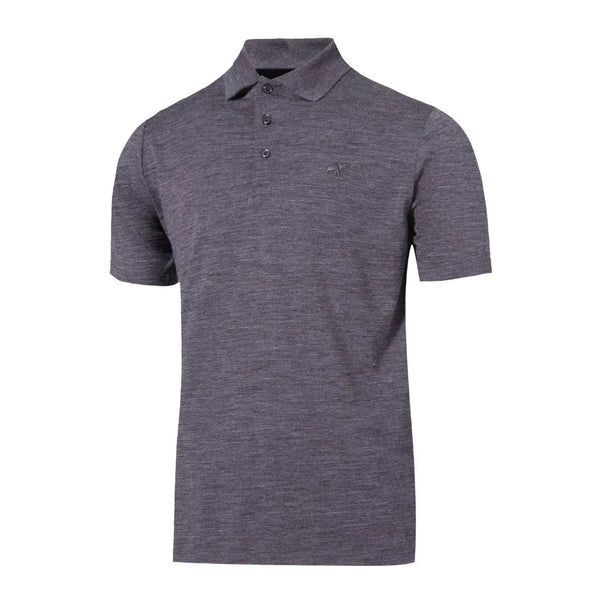 Polo Rigi Men - FJORK Merino 🌍 - Grey Zinal - Polo