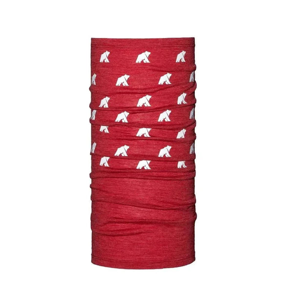 Reversible Merino Neck warmer - FJORK Merino 🌍 - Red Verbier - Accessories