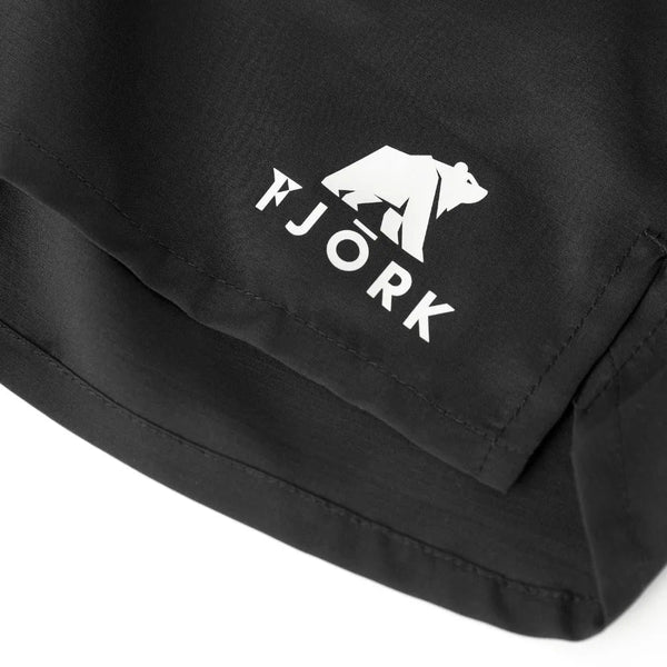 Short Running Men - FJORK Merino 🌍 - Black Laax - Shorts