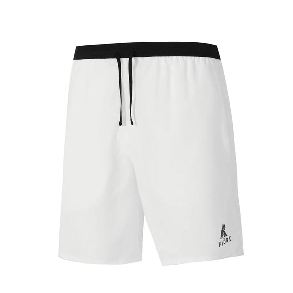 Short Running Men - FJORK Merino 🌍 - Polar White - Shorts